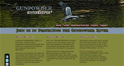 Desktop Screenshot of gunpowderriverkeeper.org