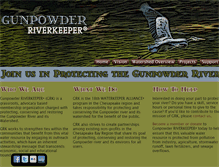 Tablet Screenshot of gunpowderriverkeeper.org